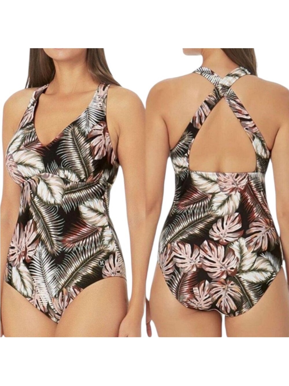 Hurley Women’s 1-Piece UPF50+ Swimsuit - size L
